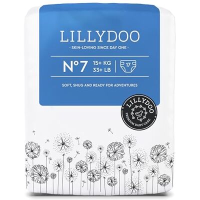 LILLYDOO Pannolini , taglia 7 (15+ kg), 17 pz, delicati sulla pelle LILLYDOO Pannolini , taglia 7 (15+ kg), 17 pz, delicati sulla pelle