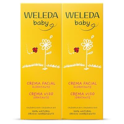 WELEDA Bipack Baby Crema Viso Calendula, (2 x 50 ml) WELEDA Bipack Baby Crema Viso Calendula, (2 x 50 ml)