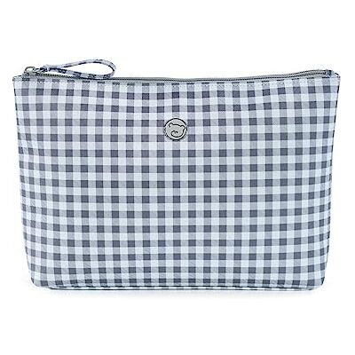 Pasito a Pasito . Beauty case per bebè Together. Borsa organizer piccola per accessori per toilette e igiene del bambino. Pratico e comodo da indossare. Colore blu/grigio Pasito a Pasito . Beauty case per bebè Together. Borsa organizer piccola per accessori per toilette e igiene del bambino. Pratico e comodo da indossare. Colore blu/grigio