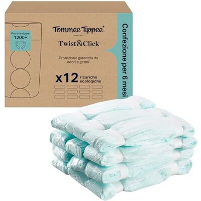 Tommee Tippee Sacchetti per mangiapannolini Twist & Click Tommee Tippee Sacchetti per mangiapannolini Twist & Click
