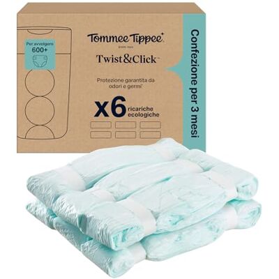 Tommee Tippee Sacchetti per mangiapannolini Twist & Click Tommee Tippee Sacchetti per mangiapannolini Twist & Click