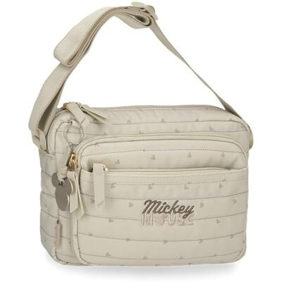 Disney Joumma Duna Mickey Bolso Beige 25x18x6,5 cm Poliestere Disney Joumma Duna Mickey Bolso Beige 25x18x6,5 cm Poliestere