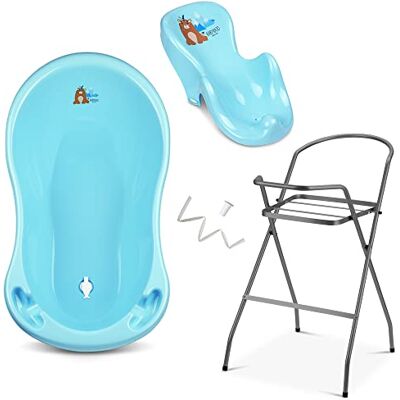 Babykajo Vaschetta per Bagnetto Neonati e Bimbi Integrata, Seggiolino da Bagno e Tubo Flessibile di Drenaggio dell'Acqua Supporto Antiscivolo Tüv Testato Babykajo Vaschetta per Bagnetto Neonati e Bimbi Integrata, Seggiolino da Bagno e Tubo Flessibile di Drenaggio dell'Acqua Supporto Antiscivolo Tüv Testato
