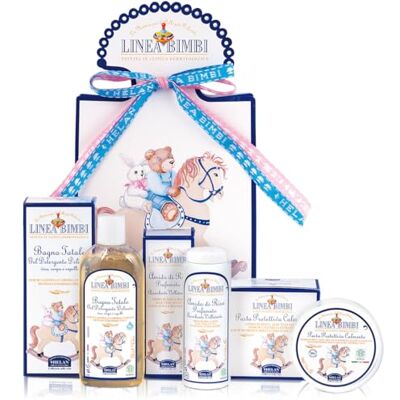 Helan , Linea Bimbi Set Bagnetto Neonato Trio Shampoo Bagnoschiuma Bambini e Neonato con Olio di Mandorle Dolci 250 ml + Amido di Riso Bagnetto Neonato Aloe Vera 75 gr + Crema Cambio Pannolino 100 ml Helan , Linea Bimbi Set Bagnetto Neonato Trio Shampoo Bagnoschiuma Bambini e Neonato con Olio di Mandorle Dolci 250 ml + Amido di Riso Bagnetto Neonato Aloe Vera 75 gr + Crema Cambio Pannolino 100 ml