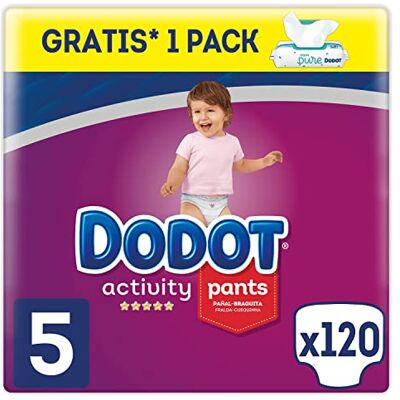 DODOT Pannolini Activity Pants Talla 5 (120 Unidad) DODOT Pannolini Activity Pants Talla 5 (120 Unidad)