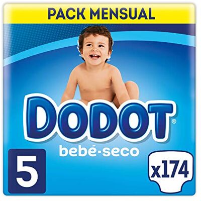 DODOT , taglia 5 (11 – 16 kg), 174 Pannolini DODOT , taglia 5 (11 – 16 kg), 174 Pannolini