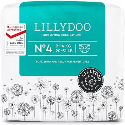 LILLYDOO Pannolini , taglia 4 (9+ kg), 25 pz, delicati sulla pelle LILLYDOO Pannolini , taglia 4 (9+ kg), 25 pz, delicati sulla pelle