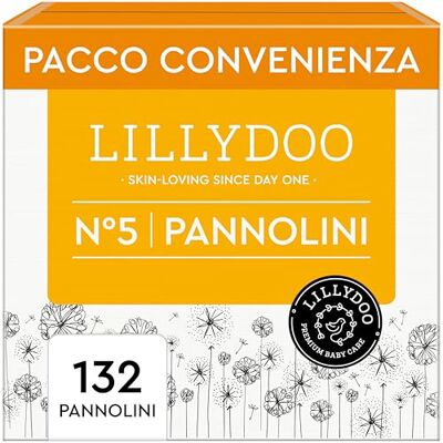 LILLYDOO Pannolini , taglia 5 (11+ kg), 132 pz, delicati sulla pelle LILLYDOO Pannolini , taglia 5 (11+ kg), 132 pz, delicati sulla pelle