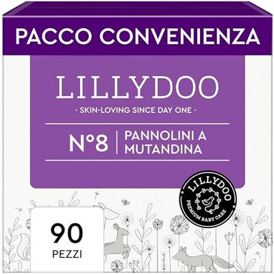 LILLYDOO Pannolini a mutandina , taglia 8 (17+ kg), 90 pz LILLYDOO Pannolini a mutandina , taglia 8 (17+ kg), 90 pz