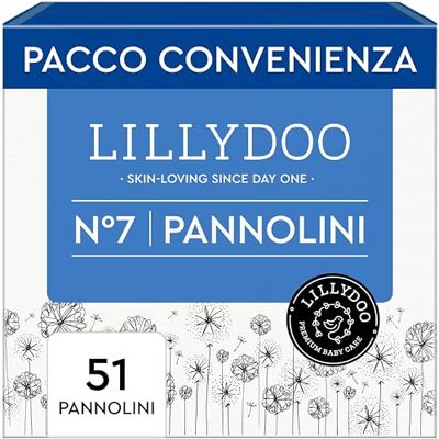 LILLYDOO Pannolini , taglia 7 (15+ kg), 51 pz, delicati sulla pelle LILLYDOO Pannolini , taglia 7 (15+ kg), 51 pz, delicati sulla pelle