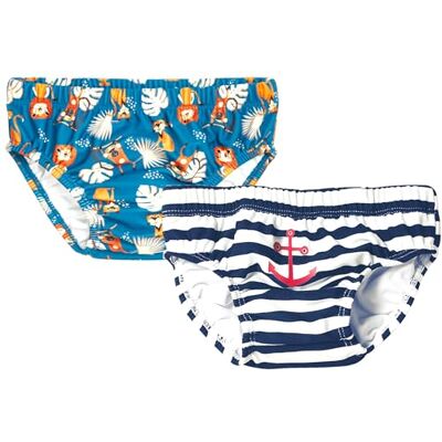 Playshoes Pannolini da Bagno Unisex per Neonati e Bambini (Confezione da 2), Giungla + Maritim, 74/80 cm Playshoes Pannolini da Bagno Unisex per Neonati e Bambini (Confezione da 2), Giungla + Maritim, 74/80 cm