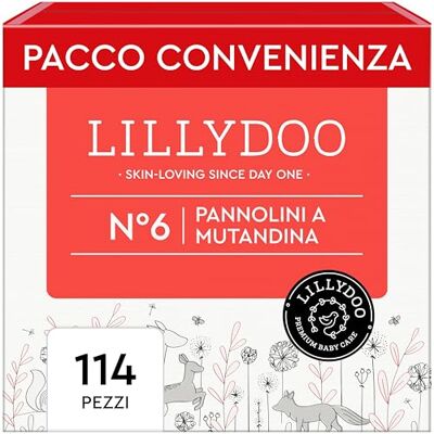 LILLYDOO Pannolini a mutandina , taglia 6 (13+ kg), 114 pz LILLYDOO Pannolini a mutandina , taglia 6 (13+ kg), 114 pz