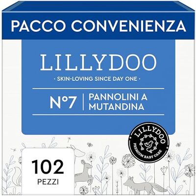 LILLYDOO Pannolini a mutandina , taglia 7 (15+ kg), 102 pz LILLYDOO Pannolini a mutandina , taglia 7 (15+ kg), 102 pz