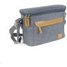 Walking Mum . Borsa organizzatore Baby Nature Ocean, borsa per la maternità per passeggino, maniglia lunga e manici corti da fissare al passeggino, colore blu navy, dimensioni 30 x 20 x 15 cm