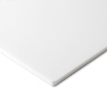 Generico 6 lastre PMMA Acrilico colore Bianco pastello 100x100 cm spessore 3 mm