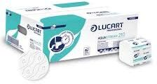 Lucart Carta igienica Aquastream 210 interfogliata idrosolubile 2 veli 40CF X CT