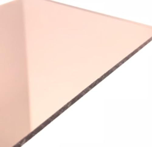 Generico 6 lastre PMMA Acrilico colore Rosa gold 100x100 cm spessore 3 mm