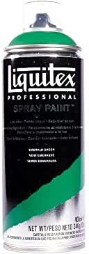 LIQUITEX Vernice Spray Professionale A Base D'acqua, Verde Smeraldo, 400ml, 1 Pezzo