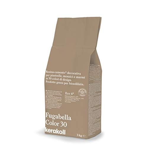 Kerakoll FUGABELLA COLOR 30 Sacco da 3 kg di stucco resina cemento decorativa per fughe