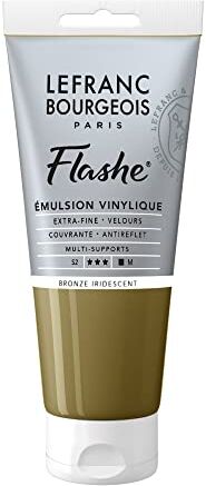 Lefranc Bourgeois Flashe Colori acrilici, Irisierende Bronze, 80 ml (Congezione da 1), 80 unità