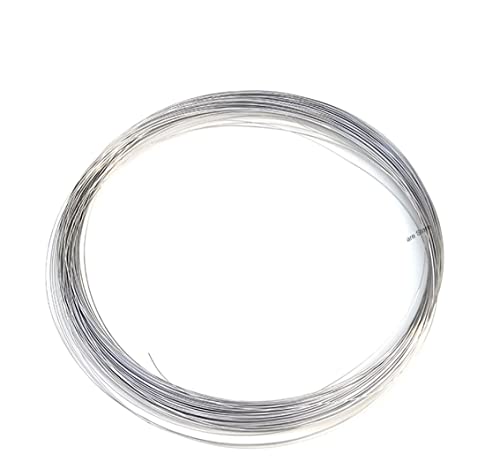 YOIQI Filo Alluminio 10 Metri 0.1/0.2/0.3/0.4/0.5/0.6/0.8/1mm Filo Duro in Acciaio Inossidabile 304 Filo di Acciaio Linea Cavo antiruggine Fatto a Mano Fai da Te Fil di Ferro (Size : 1mm)