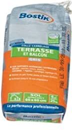 Bostik Colla per terrazze, 25 kg, colore: Grigio