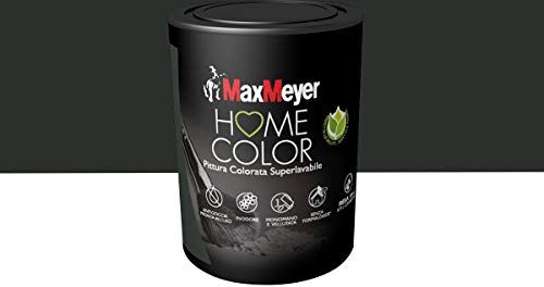 MAXMEYER PITTURA COLORATA SUPERLAVABILE HOME COLOR NERO 0,75L