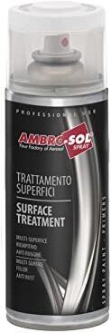 Ambro-Sol Smalto Trattamento per Superfici, Fondo Stucco Bianco, Protegge dalla Ruggine le Superfici di Metallo, Bomboletta Spray in Banda Stagnata Riciclabile 400 ml