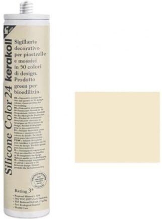 Kerakoll SILICONE COLOR 24 Cartuccia da 310 ml di sigillante decorativo per piastrelle e mosaici