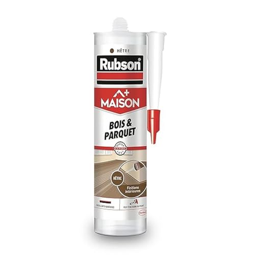 Henkel Rubson Home Sigillante per legno di faggio e parquet, sigillante acrilico per tutti i substrati in legno e muratura, giunti interni, 280 ml (la confezione può variare)