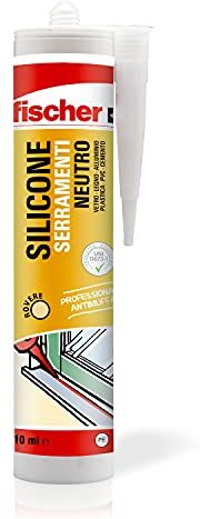 Fischer Silicone Sigillante Finestre SNF 310 Rovere, Neutro a Basso Modulo, Elastico, per Serramenti, Porte, Infissi, Legno, Inodore, uso Esterno / Interno, 571331