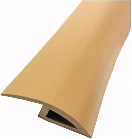 NXSLONE Striscia Di Copertura Autoadesiva, Striscia di transizione del bordo in PVC for porte, rivestimento del pavimento irregolare: da moquette a piastrella/da laminato a legno/da vinile a legno duro (Col