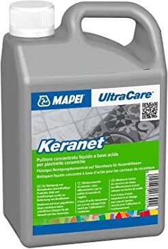 MAPEI Ultracare Keranet Pulitore Concentrato Liquido Base Acida tanica Lt 1