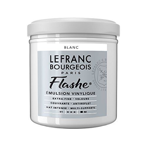 Lefranc Bourgeois Flashe  Colore acrilico, colore bianco iridescente, 125 ml