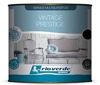 Generico Finitura ad Acqua Extra Opaca Vintage Prestige Shabby 0,500 lt Rio Verde Renner Colore: Lattementa RB1590