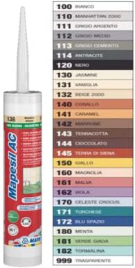 MAPEI Mapesil, sigillante in silicone resistente, non si deforma