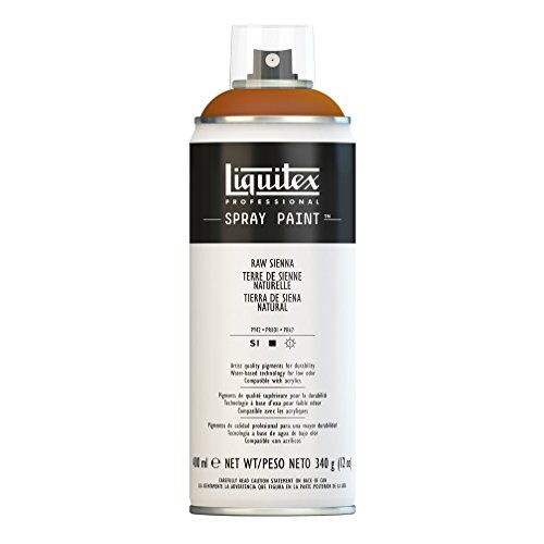 LIQUITEX Vernice Spray Professionale A Base D'acqua, Marrone (Terra Di Siena Naturale), 400ml, 1 Pezzo