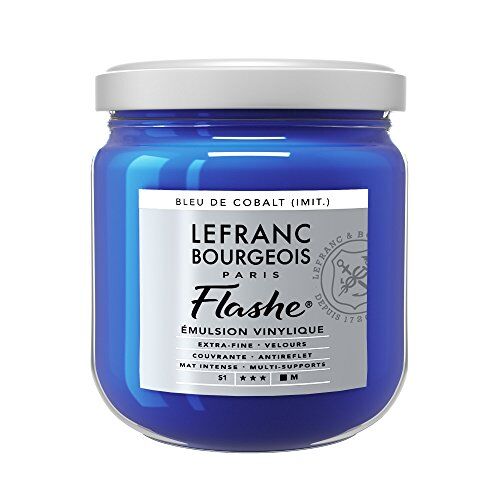 Lefranc Bourgeois Flash Vernice acrilica, Colore: Blu Cobalto, 400 ml (Confezione da 1)
