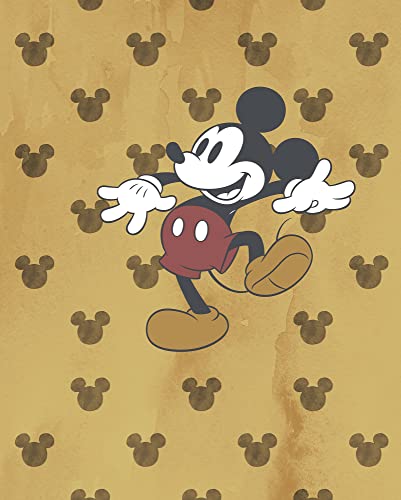 Komar Carta da parati fotografica in tessuto non tessuto, motivo: Mickey Tap dance, dimensioni: 200 x 250 cm, Disney