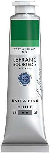 Lefranc Bourgeois Lefranc & Bourgeois  Vernice ad Olio, Verde (Englischgrün Nr. 2), 40 ml, 1 Pezzo