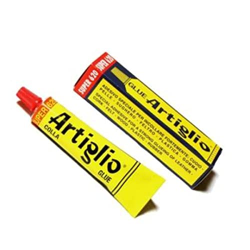 Artiglio Colla Adesivo Per Cuoio, Pelle, Sughero, Feltro, Legno, Plastica E Gomma, Tubetto 150 Ml, Giallo