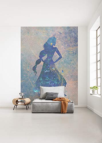 Komar Carta da parati in tessuto non tessuto, motivo: Jasmin Silhouette   Dimensioni: 200 x 280 cm (larghezza x altezza), larghezza 50 cm