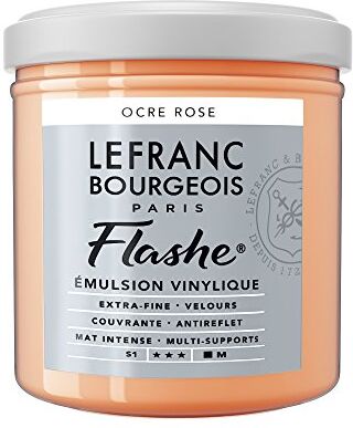 Lefranc Bourgeois Flashe acrilica, Vernice vinilica, Pinker Ocker, 125 ml (Confezione da 1)