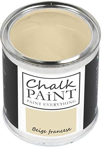 Chalk PAiNT PAINT EVERYTHING CHALK PAINT EVERYTHING Beige Francese 250 ml SENZA CARTEGGIARE Colora Facilmente Tutti i Materiali