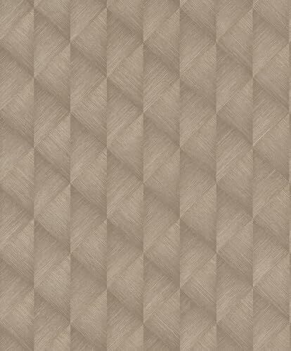Rasch Tapete 687934 Carta da parati in tessuto non tessuto con motivo geometrico, effetto 3D, collezione Tropical House