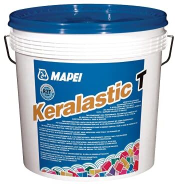 MAPEI Adesivo poliuretanico bianco per incollaggio 5kg Keralastic T