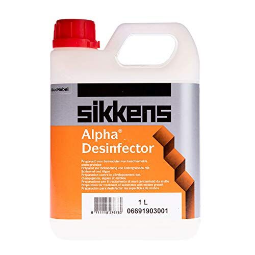 SIKKENS Alpha Desinfector Trattamento Antimuffa Per Muri Contaminati Da Muffe o Alghe