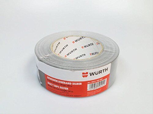 Würth Tessuto nastro poliestere 50mx50  mm argento (4024835504041) Gaffa Tape