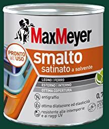 MAXMEYER Smalto a solvente per ferro e legno satinato MUSCHIO R6005 0,750 L