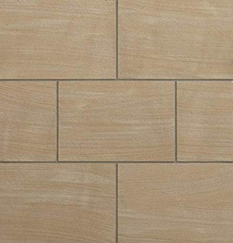 Elastolith Elabrick, ARENARIA Mattone flessibile, Lastre in quarzo, 370x270 mm, mattonelle sottili decorazione parete, facile da applicare come mattonelle per ESTERNO o piastrelle esterno, decorazioni parete